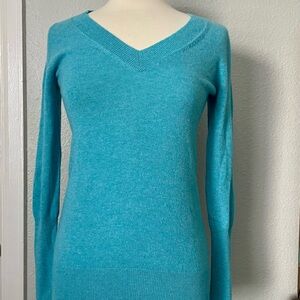 J. Crew Women's V-Neck Sweater - Turquoise